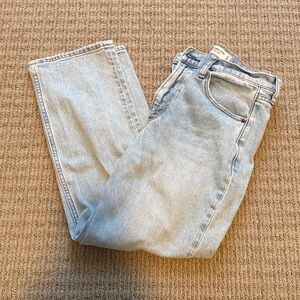 Abercrombie and Fitch Ankle Straight Ultra High Rise 27 S